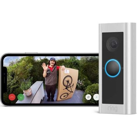 Ring Video Doorbell Pro 2 níquel satinado cámara HD (1/3)