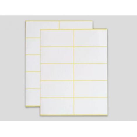 AHLSEN 150 Pièces, 76 x 38 mm, Étiquette Autocollantes Papier Blanc (1/5)