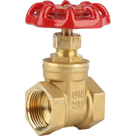 DN20 Messing-Absperrschieber, BSPP G3/4 Drehventil, 232 PSI Druck, für Wasser, Öl und Gas