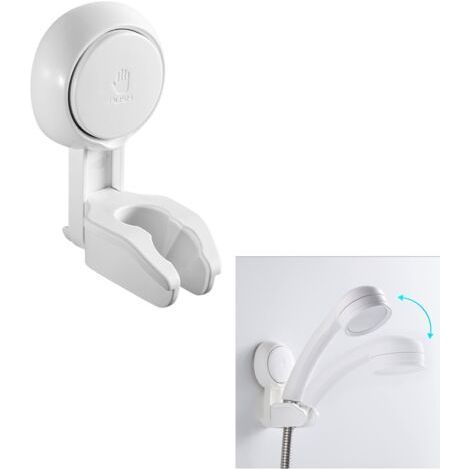 Verstellbarer Handbrausehalter mit Saugnapf, kein Bohren erforderlich Duschkopfhalter (1/5)