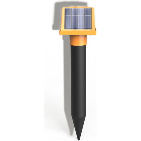 Nouveau répulsif à rongeurs haute puissance avec lumière LED, répulsif à serpents à convertisseur de fréquence ultrasonique, répulsif à rongeurs solaire d'extérieur, multifonctionnel, capteur infrarou