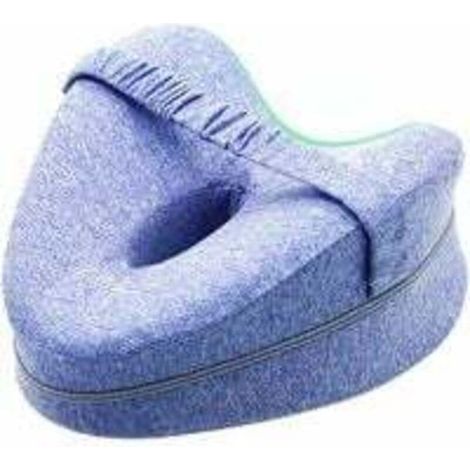 oreiller de oreiller de jambe ergonomique dormeur latéral boucle d'oreiller mémoire oreiller orthopédique oreiller genou confort de couchage optimal housse lavable oreiller pour dormeurs latéra (1/4)