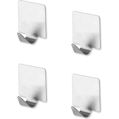 Set 4 appendini smart Feridras acciaio quadrati 3,5x5,5cm (1/5)