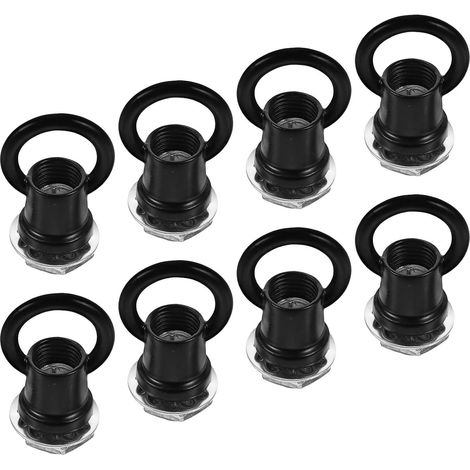 Lot de 8 écrous à œil M10 pour suspensions, en alliage zinc et fer (1/5)