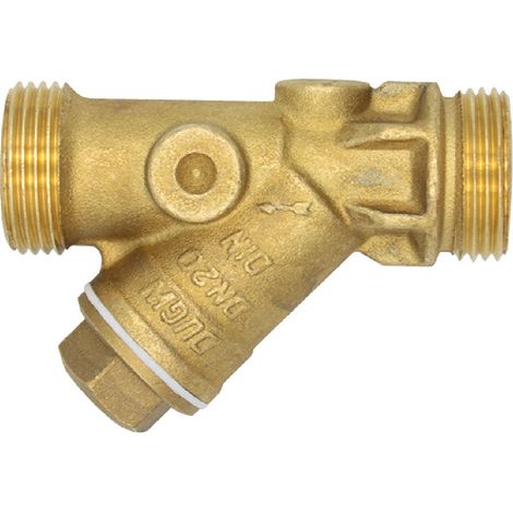 Schmutzfänger mit Muffenanschluß Außengewinde 3/4" bis 1 1/4" (1/4)