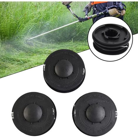 Tête de coupe en 3 parties pour tondeuses Einhell GC-ET 4530 RTV 400, RTV 550 et RTV 550/1, tête de coupe-bordures de jardin en 32 parties - AquaForge