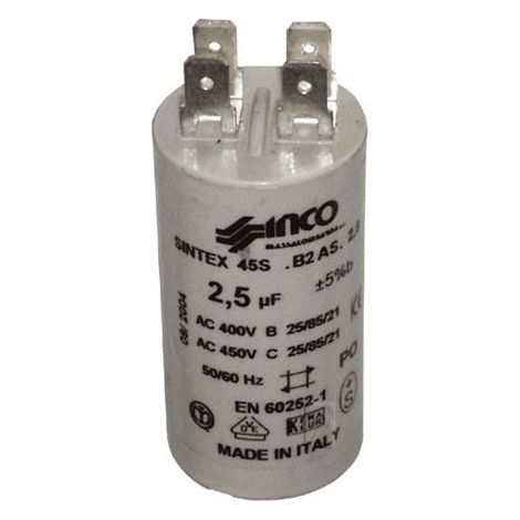 CONDENSATEUR 2.5ΜF 450 V pour LAVE VAISSELLE THOMSON - 32X2203 (1/4)