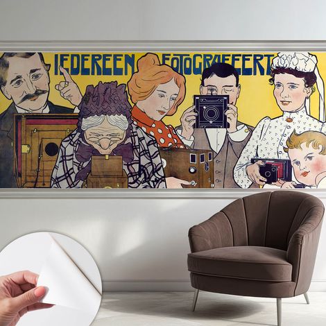Papier peint autocollant adhésif avec imprimé motifs uniques apparence moderne Passion pour la photographie 250x104 cm (1/5)