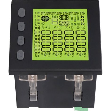 Compteur d'énergie triphasé multifonctionnel, voltmètre et compteur d'énergie, moniteur de consommation électrique, AC380V 5A, AC220V (1/5)