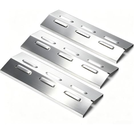 Lot de 3 plaques chauffantes universelles en Acier Inoxydable pour Chicago 3, Boston Pro 3K, Boston 6 Kr Turbo, 3561, Brahma 4.0 36,5 x 12 cm (1/5)