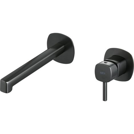 Mitigeur lavabo encastré Toscana finition gun metal brossé [ IMEX® ]