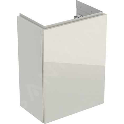 Meuble bas GE Acanto pour chauffe-eau, avec 1 porte, 39,5x53,5x24,5 cm, gris sable (1/2)