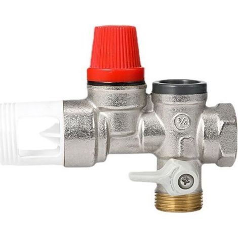 Groupe de sécurité Soupape de surpression unidirectionnelle pour chauffe-eau type 3/4 droit (1/4)
