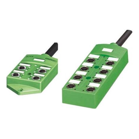 Répartiteur pour capteurs/actionneurs Phoenix Contact série SACB, 8 ports , M12 ( Prix pour 1 )
