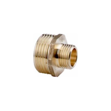 Raccord réducteur en laiton 2" x 1 1/2" JAUNE (1/2)