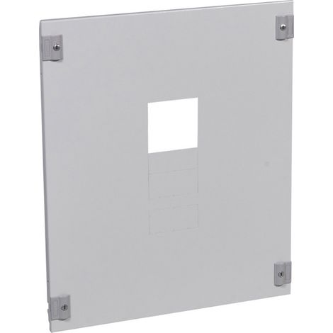Plastron métal branchement tarif jaune pour DPX250 ou DPX630 horizontal en coffret ou armoire XL3400 hauteur 600mm (020323)