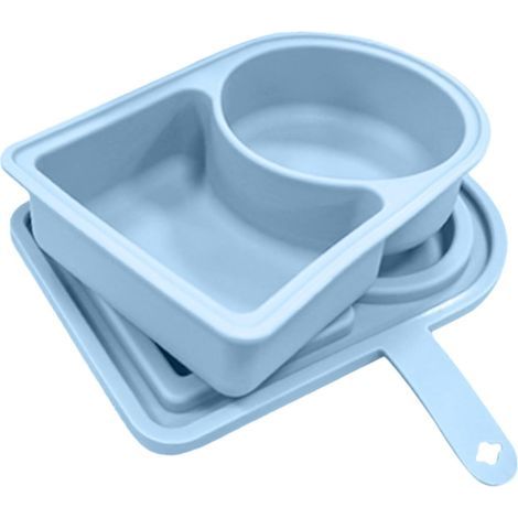 Salade Lunch Box - Afwasmachine Wasbaar Snack Box, 250ml Food Containers met deksels, Food Grade Silicone Opslagdozen, Draagbare Maaltijd Prep, Koeling Organizer voor Salade Dressing Groenten Fruit (1/5)