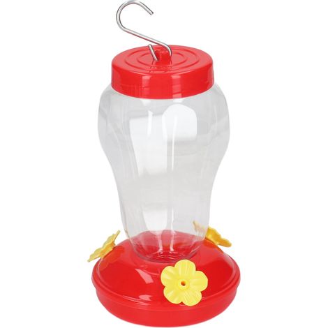 Mangeoire à Colibris Anti-Fuite 3 Ports avec Crochet en Fer pour Jardin - Type Suspendu (1/5)