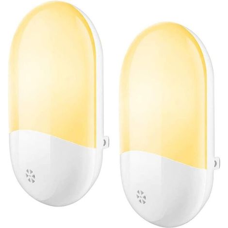Luce notturna a LED con spina, luce notturna con spina con fotocellula automatica dal tramonto all'alba, luce notturna per camera da letto dei bambini, soggiorno, cucina, corridoio