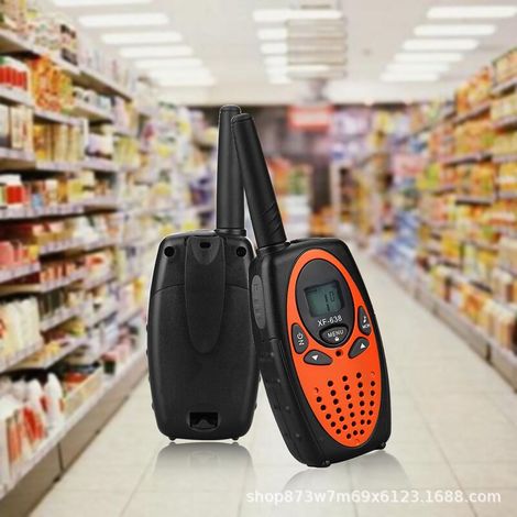 VURAHOME – Walkie-Talkie, 2-Wege-Funk, hintergrundbeleuchtetes LCD-Display, 3 km Reichweite, automatischer Sendersuchlauf, Langstrecken-Walkie-Talkie für Outdoor-Abenteuer, Camping und Wandern, 1 Stüc (1/5)