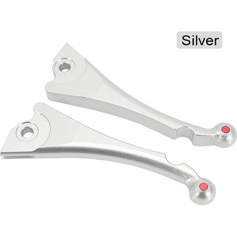 1 pair of Vespa GTS300/250 2017-2021 GT200 clutch and brake levers for motorcycle modification.