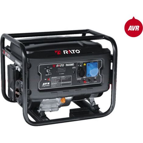 Generatore di corrente Rato R6000 6kW a benzina 420cc AVR avviamento elettrico