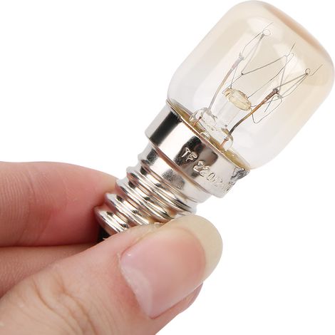 Lot de 10 douilles en nickel cuivré, petit culot à vis E14, pour four à micro-ondes/four à haute température 300℃, ampoules de 15 W. (1/5)