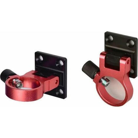 Soporte para sombrilla Vie de 2 piezas para balcón, soporte para sombrilla de aleación de aluminio para cajas de pesca, soporte para sombrilla plegable para cajas de pesca, silla de pesca (negra) (1/5)