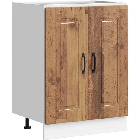 Maison Exclusive - Mobile base lavello Kalmar Legno Vecchio 60x46x81,5 cm