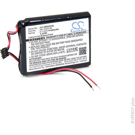 NX - Batterie GPS 3.7V 600mAh - 361-0043-00361-0043-01361-00043-00361-00043-0 (1/4)