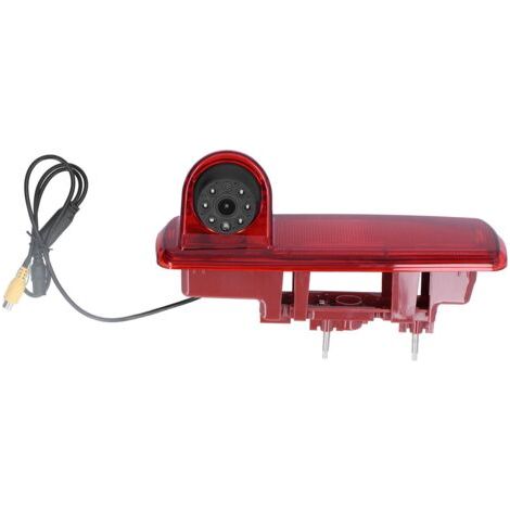 DEESSE SHOP-Caméra de recul, IP67 étanche 170 ° Grand Angle 8 IR LED Vision Nocturne ABS Anti-poussière caméra de recul feu Stop pour Remplacement de Voiture pour Opel Vivaro 2014 (1/5)