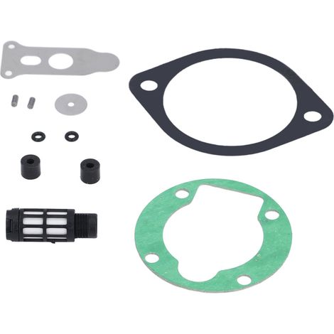 Pièces de rechange pour compresseur d'air PCP 12 V : kit de joints d'étanchéité en papier à 2 et 4 trous, filtre d'admission d'air et buse. (1/5)