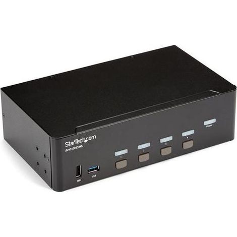StarTech.com Switch KVM a 4 Porte HDMI - 4K 30Hz - Doppio Display (HDMI KVM 4K30 DUAL DISPLAY - IN) (1/5)