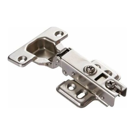 Soft Fermer Porte armoire Charnières 8 pcs 110 degrés Acier Cuisine Armoire Armoire Armoire Charnière de la porte Slow Shut Clip-On Slight Plaque 35mm pour armoire de cuisine Armoire Armoire (1/5)