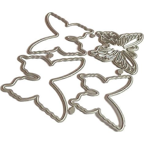 Schmetterlingsförmige Stanzformen zum Selbermachen, Prägen von Papier, Karten und Scrapbooking