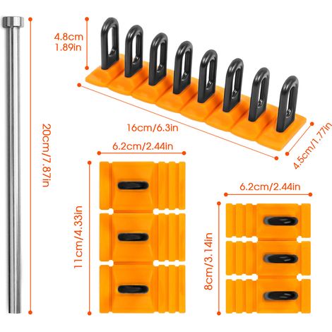 Herramientas de reparación de abolladuras de automóviles Herramientas de reparación de eliminación de abolladuras sin pintura de alta resistencia Extractor de abolladuras fuerte Levantador de manija P (1/2)