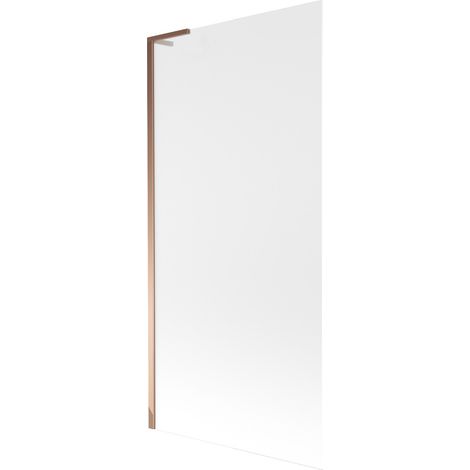 Mexen Next L Badewannenfaltwand 1-flügelig 90 x 150 cm, matt, Roségold - 895-090-000-03-30-60 (1/5)