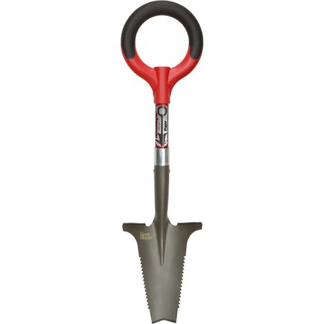 Venteo – Mini Digger compact de jardin – Outil multifonction en acier trempé – Creusage léger pour sols durs – Prise en main ergonomique