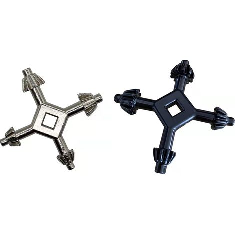 Clé universelle 4 voies pour mandrin de perceuse, clé 4 en 1 pour perceuse, clé pour mandrin de perceuse, perceuse