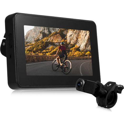 Beyamis Rétroviseur vélo caméra 1080p - 4.3 écran 150° nuit VTT (1/5)