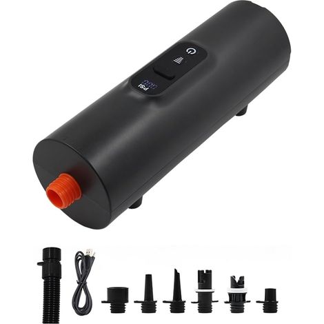 Pompe Gonflable for Bateau avec Arrêt Automatique, Compresseur d'air Électrique Portable for Bateaux Gonflables, Kayaks Gonflage Rapide Précis Et Tout Moment (1/4)
