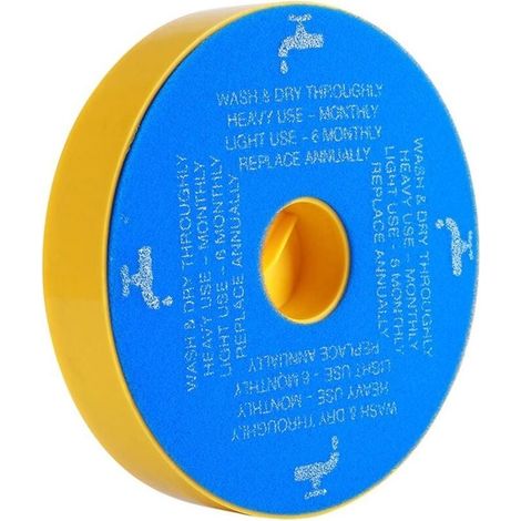 Filtre d'aspirateur Réutilisable Même épaisseur éponge Lavable Intérieur Prémoteur Filtre Accessoires de Nettoyage pour Dyson DC05 DC08 DC14 DC15 Nettoyage Maison A (1/4)