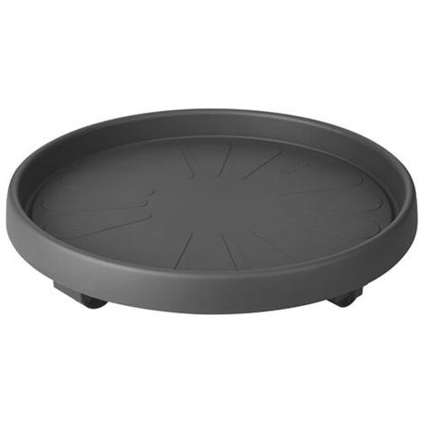 Pflanzenroller, 35 cm (Ø), Anthrazit – Elho