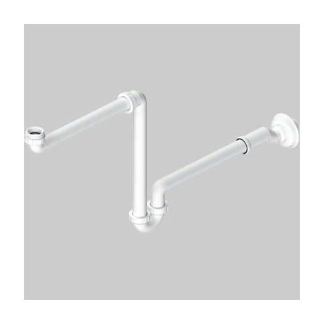 Sifone per Lavabo Autopulente Salvaspazio con Eccentrico 1 x DN 3240 l B
