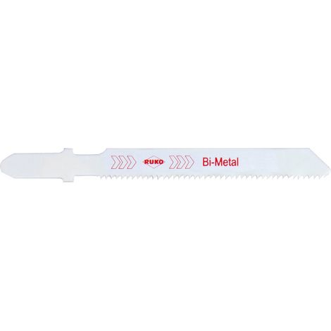 RUKO 5x lame de scie sauteuse 8028 HSS blanche ondulée - 3218028 (1/2)