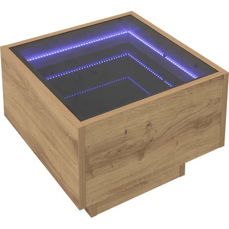 Maison Exclusive - Tavolino da salotto rovere artigianale 40 x 40 x 30 cm
