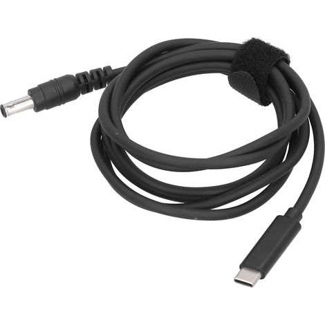 Câble adaptateur secteur USB-C PD 5,5 mm x 1,0 mm, câble de charge rapide CC pour ordinateurs portables (1/5)