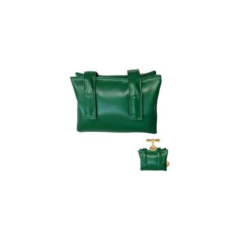 Couvercle Antigel pour Robinet Extérieur Vert Cuir,Housse de Protection Imperméable pour Robinet,Housse Isolante Extérieure Jardin Protection Contre Le Gel en Hiver Sac Vent Résistant