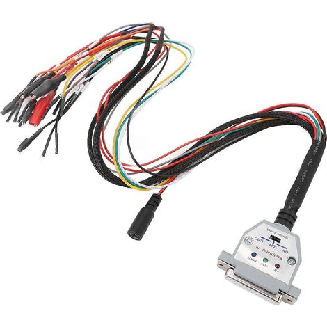 3 LED-Leuchten, Kofferraum-Bench-Kabel DB25 mit Schalter, ECU-Bench-Pinbelegungskabel für SM2 PRO J2534 VCI Lesen/Schreiben