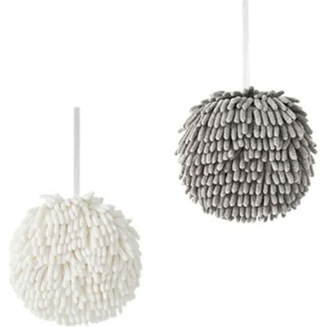Serviette Sèche-Mains Suspendue,2 Pièces Essuie-Mains Absorbant,Serviette à Suspendre en Microfibre,Essuie-Mains Suspendus,L'essuie-Mains Multifonctionnel Suspendu Absorbe l'eau et Sèche Rapidement